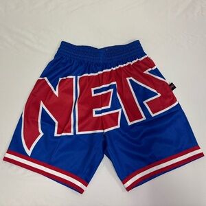 Mitchell & Ness NBA New Jersey Nets Blowout Fashion Shorts Small